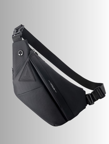Crossbody / Slingbag - unisex - kleur zwart