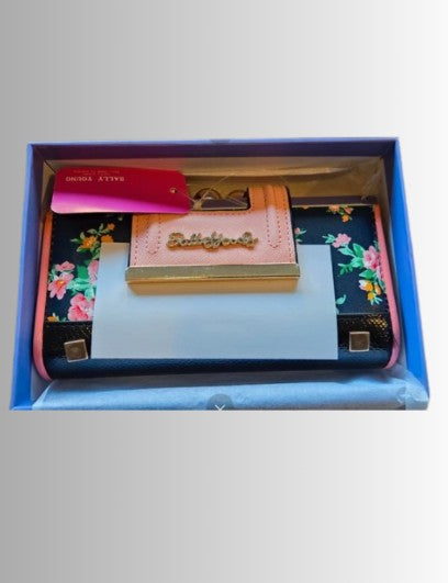 Gladdon Lady Damen Retro Geldbörsen Blumen Schmetterlingsmuster