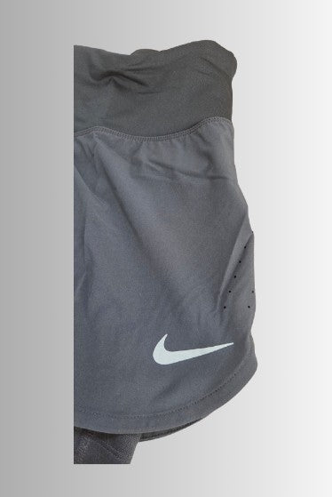 Nike Dri‑FIT dames ren broek met binnenbroek - kleur zwart - maat L