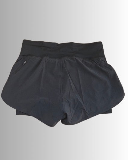 Nike Dri‑FIT dames ren broek met binnenbroek - kleur zwart - maat L