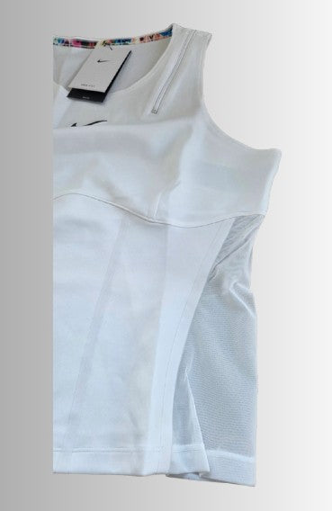 Nike dri-fit dames top - tennis / padel / golf - kleur wit - maat XS
