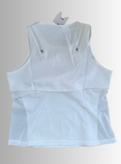 Nike dri-fit dames top - tennis / padel / golf - kleur wit - maat XS