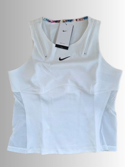 Nike dri-fit dames top - tennis / padel / golf - kleur wit - maat XS
