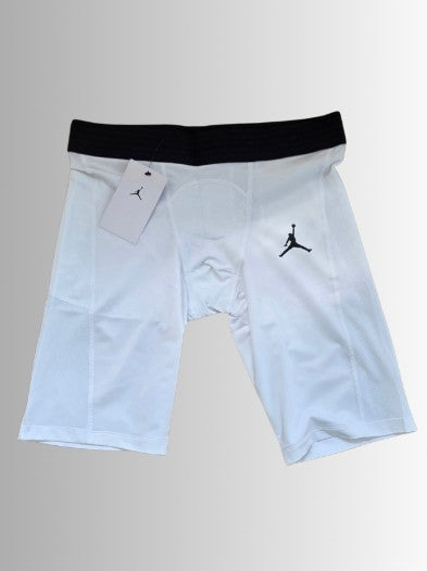 Jordan sport dri-fit compression short - kleur wit / zwart - maat M