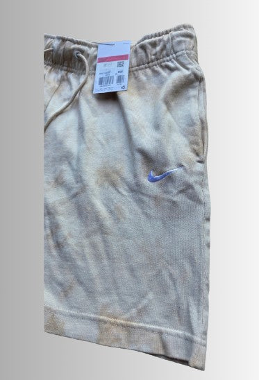 Nike sportswear washed jersey - dames - kleur beige/wit - maat L