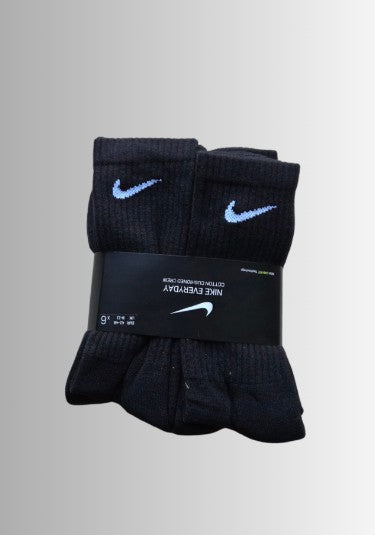 Nike sportsokken zwart set van 6paar - maat 42-46