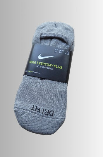 Nike everyday plus no show footie sokken - kleur grijs - maat 38-42