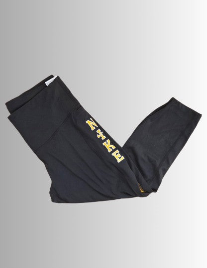 Nike Dri-FIT One Leggings - colour black / yellow - Size XL Plus Size (1X)