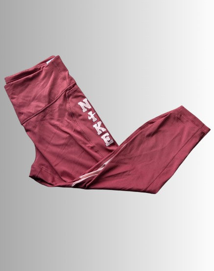 Nike air dri-fit hardlooplegging - dames - maat 1X (XL plus) kleur: rood-roze