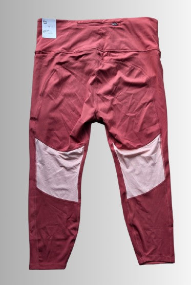 Nike air dri-fit hardlooplegging - dames - maat 1X (XL plus) kleur: rood-roze