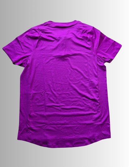 Nike court dri-fit men tennis / padel shirt - kleur paars - maat L