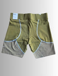 Nike w nsw gfx BKE short - dames (unisex) fietsbroek - kleur groen - maat L