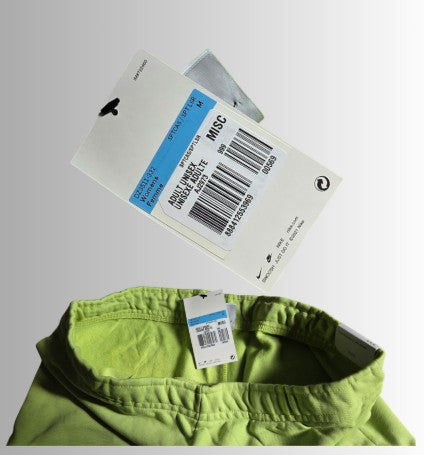 Nike licensed dames short - kleur groen met bloemprint - maat M