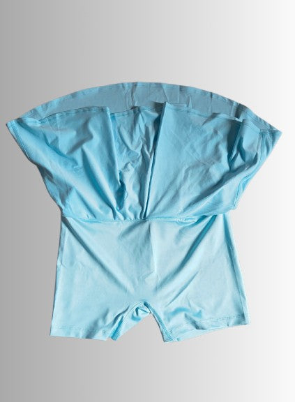 Nike dames Golf - tennis - padel- hockey rok met binnenbroek - kleur licht blauw - maat M