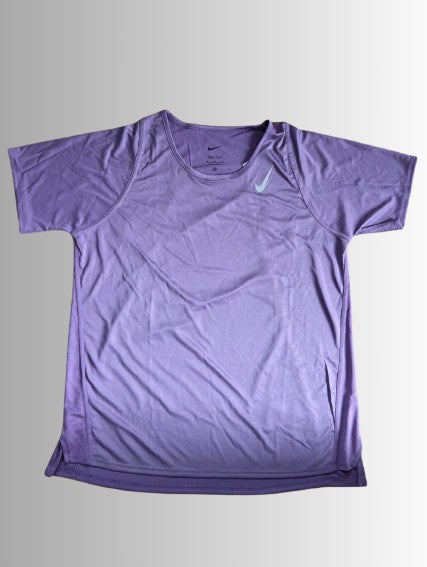 Nike Dri‑FIT One Standard Fit T‑Shirt women - kleur paars - maat M