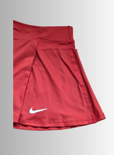 Nike dames Golf - tennis - padel- hockey rok met binnenbroek - kleur rood - maat S