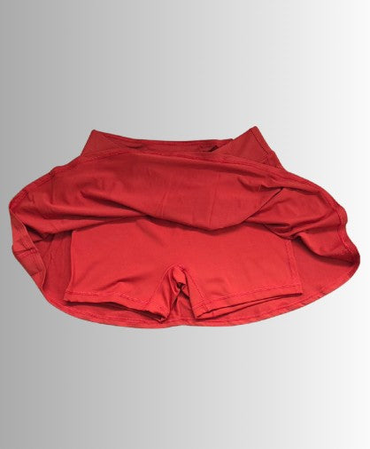 Nike dames Golf - tennis - padel- hockey rok met binnenbroek - kleur rood - maat S