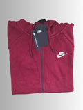 Nike Sportswear Club Full‑Zip Hoodie - Standard Fit - kleur rood - maat XL