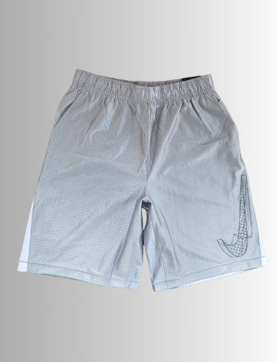 Nike Dri‑FIT Standard Fit Training Short jongens (unisex) - kleur grijs - maat kids XL 158-170cm