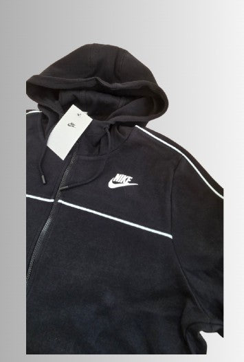 Nike Academy Knit Track Suit (Hoodie + Trainingsbroek) dames (unisex) - kleur zwart/wit - maat M