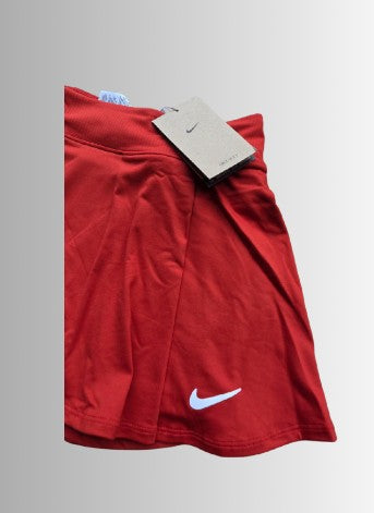 Nike dames Golf - tennis - padel - hockey rok met binnenbroek - kleur rood - maat XS