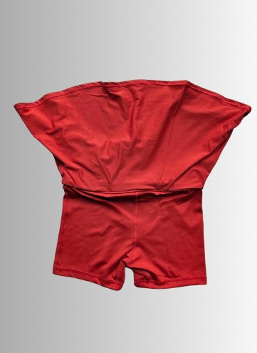 Nike dames Golf - tennis - padel - hockey rok met binnenbroek - kleur rood - maat XS