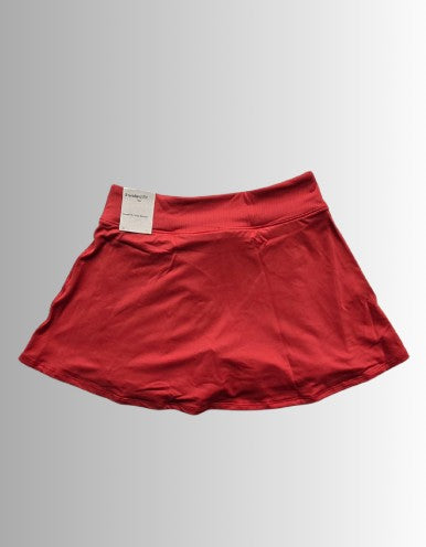 Nike dames Golf - tennis - padel - hockey rok met binnenbroek - kleur rood - maat XS