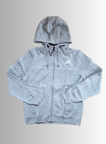 Nike Academy Knit Track Suit (Hoodie + Trainingsbroek) dames (unisex) - kleur grijs/wit - maat M