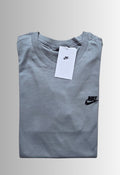Nike basic sport t-shirt man - kleur grijs - maat M