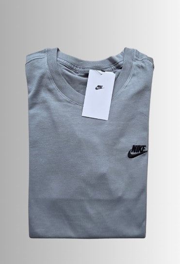 Nike basic sport t-shirt man - kleur grijs - maat M