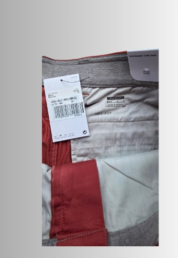 Nike Golf chino pants man - kleur bordeaux rood - maat M (32x34)