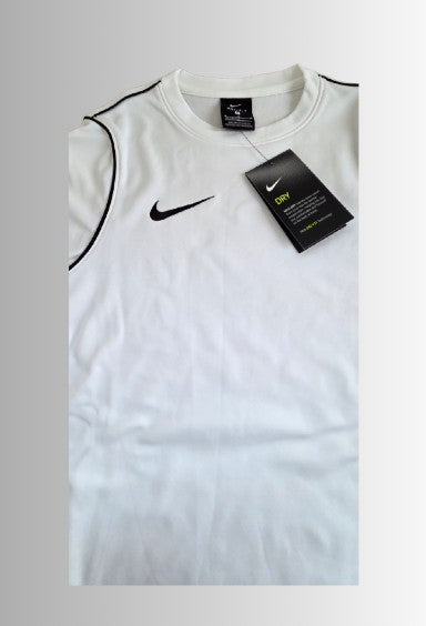 Nike kids longsleeve Dri‑FIT Park VII Jersey LS jongens (unisex) - kleur wit/zwart - maat kids M (137-147cm)