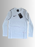 Nike kids longsleeve Dri‑FIT Park VII Jersey LS jongens (unisex) - kleur wit/zwart - maat kids M (137-147cm)