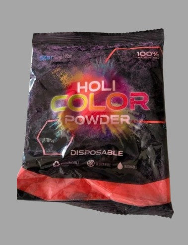 Set van 5 strooi kleur poeder zakjes – 80g – 5 kleuren (Holi Powder)