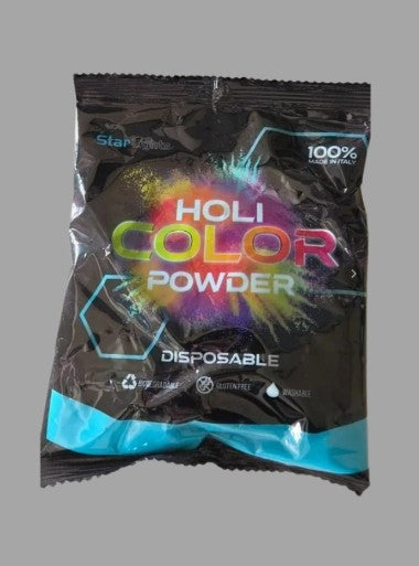 Set van 5 strooi kleur poeder zakjes – 80g – 5 kleuren (Holi Powder)