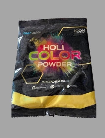 Set van 5 strooi kleur poeder zakjes – 80g – 5 kleuren (Holi Powder)