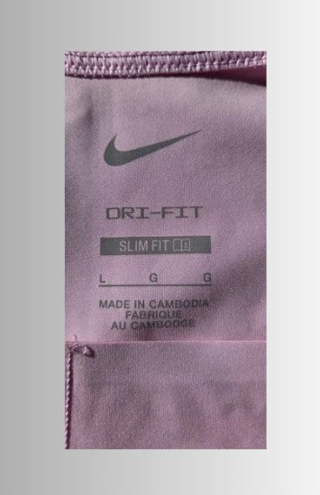 Nike Dri‑Fit Slim Fit Women’s Running/Training Tanktop - kleur lila/l.blauw - maat L