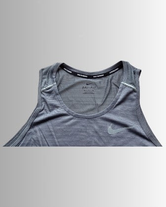 Nike Dri‑Fit Running Tanktop heren standard fit - kleur grijs - maat XL