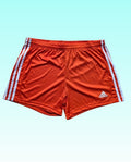 Grade-A: Adidas dames 3‑Stripes sport short - kleur oranje/wit - maat M - VINTAGE