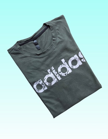 Grade-A: Adidas T-shirt - kleur donker groen - maat XL