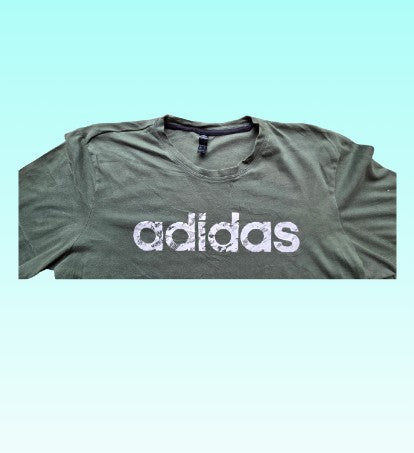 Grade-A: Adidas T-shirt - kleur donker groen - maat XL