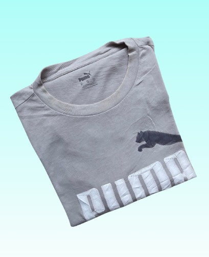 Grade-A: Puma T-shirt - kleur licht grijs - maat XL