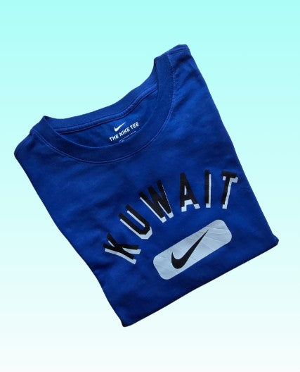 Grade-A: Nike T-shirt - kleur blauw - maat XL