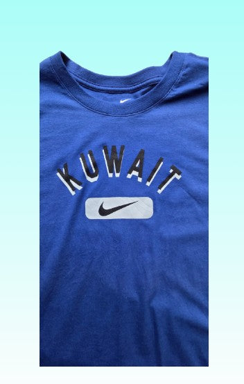 Grade-A: Nike T-shirt - kleur blauw - maat XL