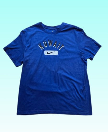 Grade-A: Nike T-shirt - kleur blauw - maat XL