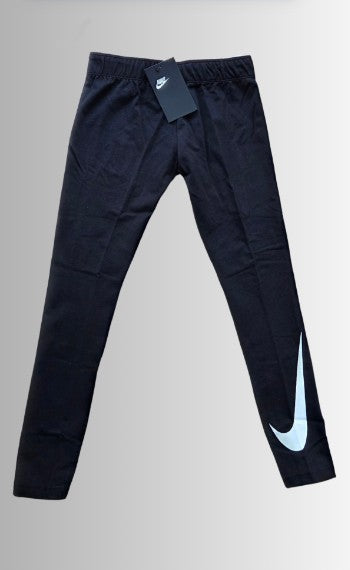 Nike Mädchen-Leggings, eng anliegend – Farbe Schwarz – Größe Kinder XL 156–166 cm 13–14 Jahre