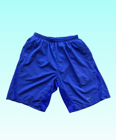 Grade-A: Nike sportbroek dri-fit - kleur blauw - maat S