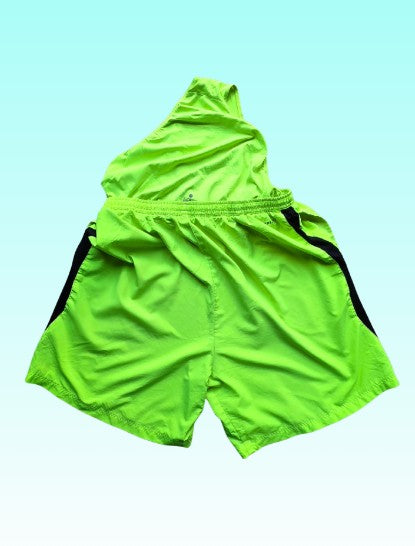 Grade-A: Nike sportbroek dri-fit - kleur fel geel / zwart - maat L
