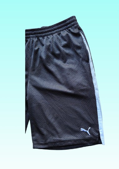 Grade-A: Puma korte broek - kleur zwart / wit - maat eu: M