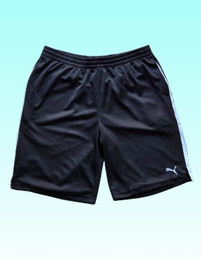 Grade-A: Puma korte broek - kleur zwart / wit - maat eu: M